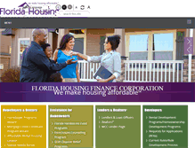 Tablet Screenshot of floridahousing.org